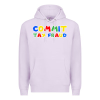 Lilac commit tax fraud Premium Hoodie - artisFamous