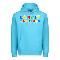 Ocean Blue commit tax fraud Premium Hoodie - artisFamous