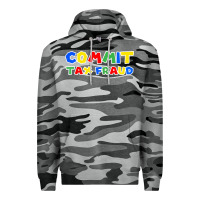 Slate Camo commit tax fraud Premium Hoodie - artisFamous
