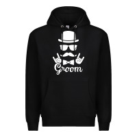 Black groom bachelor party Premium Hoodie - artisFamous
