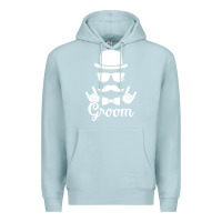 Blue Mist groom bachelor party Premium Hoodie - artisFamous
