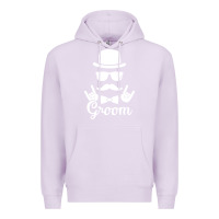 Lilac groom bachelor party Premium Hoodie - artisFamous