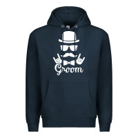 Navy groom bachelor party Premium Hoodie - artisFamous