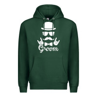 Sports Green groom bachelor party Premium Hoodie - artisFamous