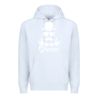 White groom bachelor party Premium Hoodie - artisFamous