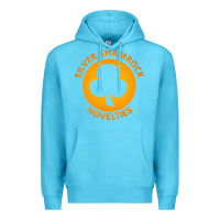 Ocean Blue silver shamrock novelties Premium Hoodie - artisFamous