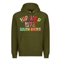 Army Green hip hop 1972 south bronx Premium Hoodie - artisFamous