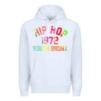 White hip hop 1972 south bronx Premium Hoodie - artisFamous