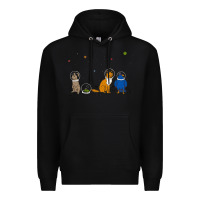 Black do a barrel roll! Premium Hoodie - artisFamous