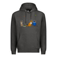 Charcoal Heather do a barrel roll! Premium Hoodie - artisFamous