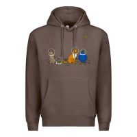 Coffee do a barrel roll! Premium Hoodie - artisFamous