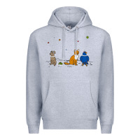 Heather Grey do a barrel roll! Premium Hoodie - artisFamous