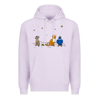 Lilac do a barrel roll! Premium Hoodie - artisFamous