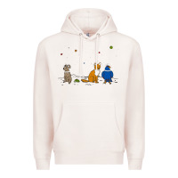 Pale Pink do a barrel roll! Premium Hoodie - artisFamous