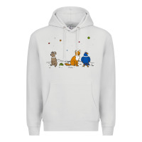 Dove Grey do a barrel roll! Premium Hoodie - artisFamous