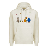 Oatmeal Heather do a barrel roll! Premium Hoodie - artisFamous
