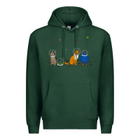 Sports Green do a barrel roll! Premium Hoodie - artisFamous
