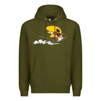 Army Green speedy gonzales v taz bugs bunny mexico Premium Hoodie - artisFamous
