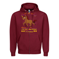 Burgundy Just a girl who loves horses Zipper Hoodie - Bettercallsaul