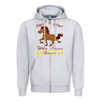 Heather Grey Just a girl who loves horses Zipper Hoodie - Bettercallsaul