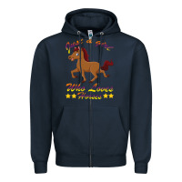 Navy Just a girl who loves horses Zipper Hoodie - Bettercallsaul