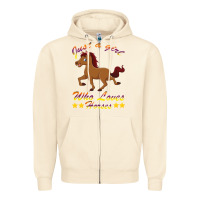 Sandshell Just a girl who loves horses Zipper Hoodie - Bettercallsaul