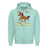 Seafoam Just a girl who loves horses Zipper Hoodie - Bettercallsaul