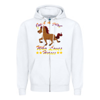 White Just a girl who loves horses Zipper Hoodie - Bettercallsaul