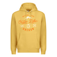 Antique Gold crater lake oregon national park vintage retro Premium Hoodie - artisFamous