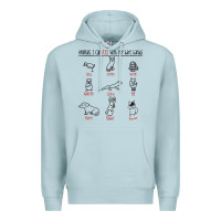 Blue Mist animals i can kill with my bare hands Premium Hoodie - artisFamous