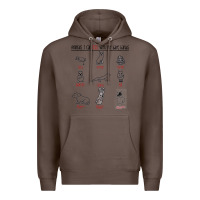 Coffee animals i can kill with my bare hands Premium Hoodie - artisFamous