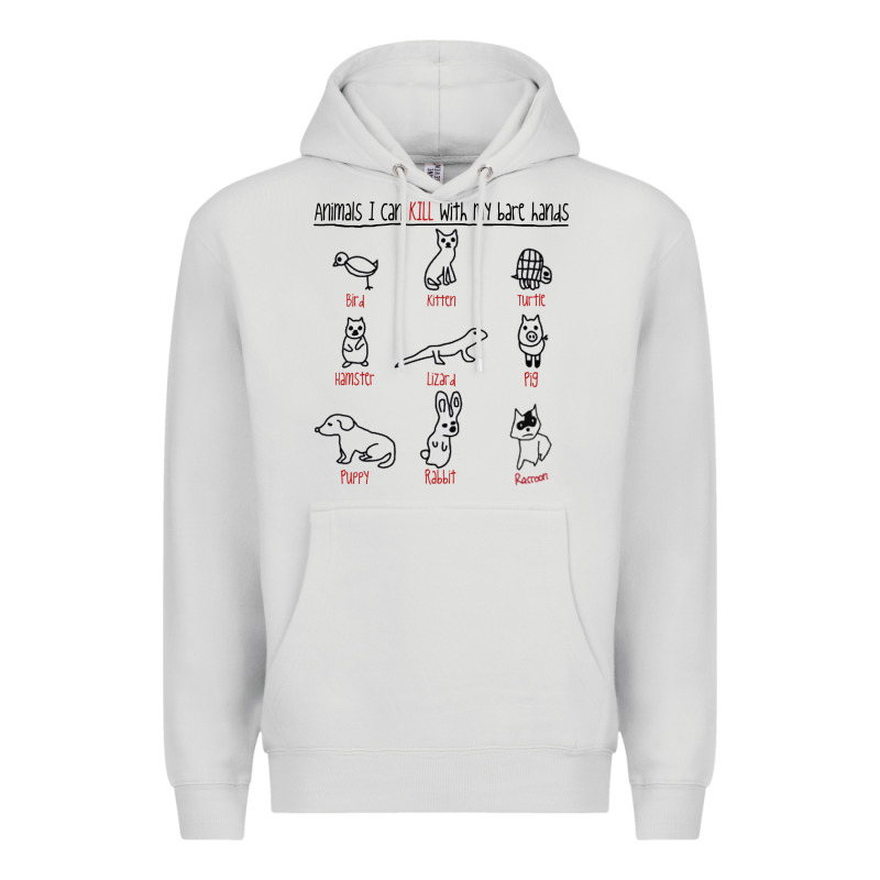 Animals I Can Kill With My Bare Hands Premium Hoodie by artisFamous | Teevron