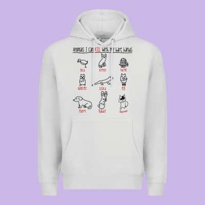 Animals I Can Kill With My Bare Hands Premium Hoodie Designed By Artisfamous