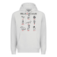 Dove Grey animals i can kill with my bare hands Premium Hoodie - artisFamous