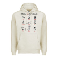 Oatmeal Heather animals i can kill with my bare hands Premium Hoodie - artisFamous