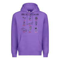 Purple animals i can kill with my bare hands Premium Hoodie - artisFamous