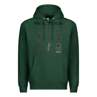 Sports Green animals i can kill with my bare hands Premium Hoodie - artisFamous