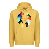 Antique Gold wings of fire Premium Hoodie - artisFamous