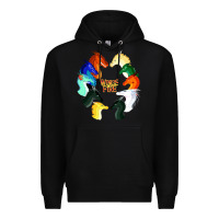 Black wings of fire Premium Hoodie - artisFamous