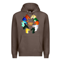 Coffee wings of fire Premium Hoodie - artisFamous