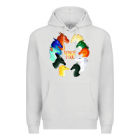Dove Grey wings of fire Premium Hoodie - artisFamous