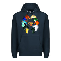 Navy wings of fire Premium Hoodie - artisFamous
