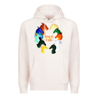 Pale Pink wings of fire Premium Hoodie - artisFamous