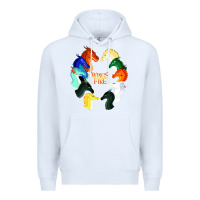 White wings of fire Premium Hoodie - artisFamous