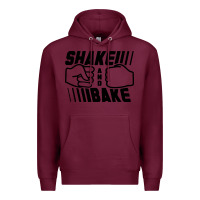 Burgundy shake and bake Premium Hoodie - artisFamous