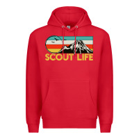 Red scout Premium Hoodie - artisFamous