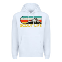 White scout Premium Hoodie - artisFamous