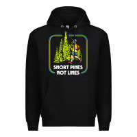 Black snort pines not lines funny boy going to school vintage Premium Hoodie - artisFamous