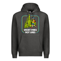 Charcoal Heather snort pines not lines funny boy going to school vintage Premium Hoodie - artisFamous