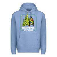 Colony Blue snort pines not lines funny boy going to school vintage Premium Hoodie - artisFamous